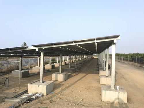 枋寮太陽能鋼構:屏東鐵皮屋-農地種電
